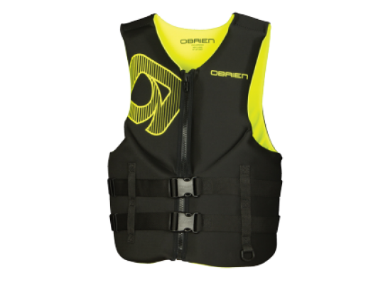 O'BRIEN ADULT MEN'S TRADITIONAL NEOPRENE LIFE VEST YELLOW