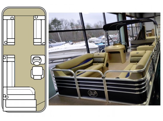 22' Prestige Model Leisure Pontoon Boat