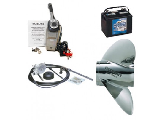 Rigging, controls, battery, propeller (required)