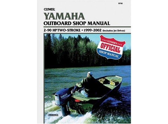 Yamaha Outboard Shop Manual 2-90HP 2-Stroke 1999-2000 (Clymer B786)
