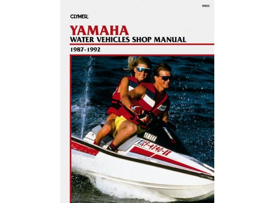 Yamaha Water Vehicle Shop Manual 1987-1992 (Clymer W805)