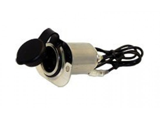 Boater Sports Plated Steel 12V DC Power Socket 51422