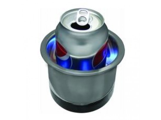 Stainless steel LED drink holder 
