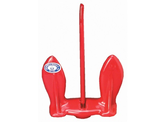 Red Vinyl coated Navy Anchor 20lb