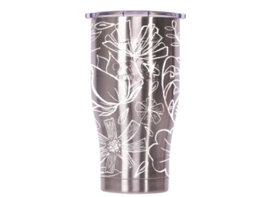 Orca 27oz Chaser -Floral Sketch Stainless