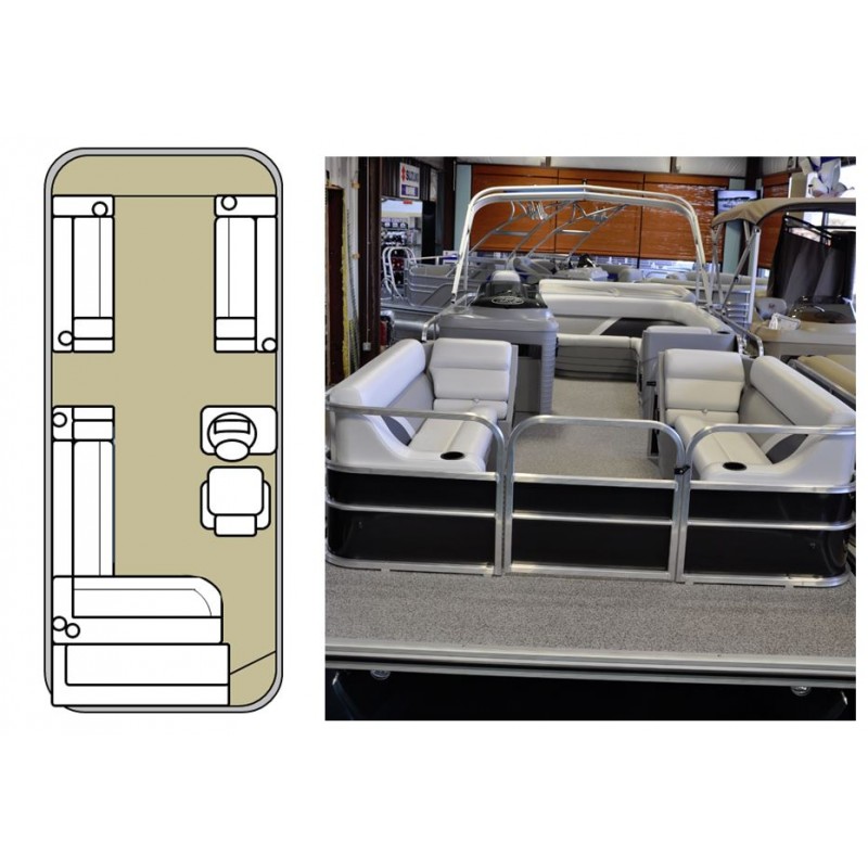Build a customized Tritoon Pontoon Boat Leisurekraft