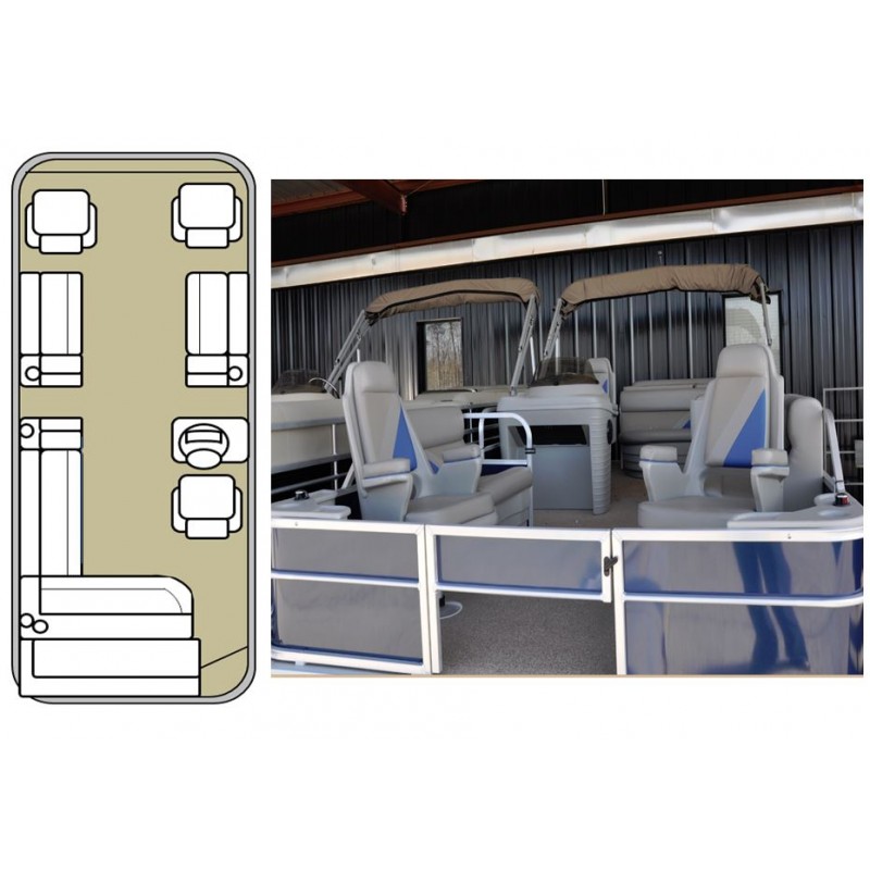 Build a customized Tritoon Pontoon Boat Leisurekraft