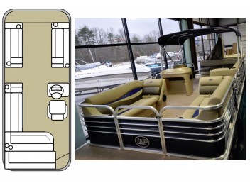 22' Prestige Model Leisure Pontoon Boat