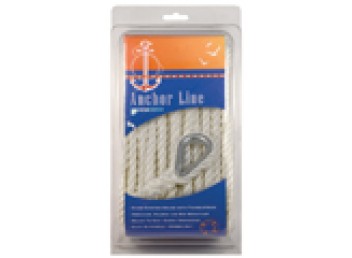 Twisted nylon anchor line