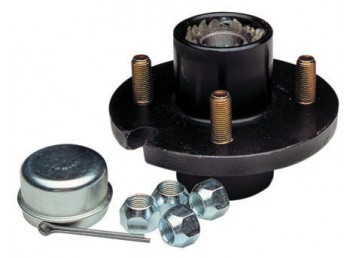 Replacement Wheel Hub Kit 5-Hole/Bolt 1-1/16 inch 1350# 81075