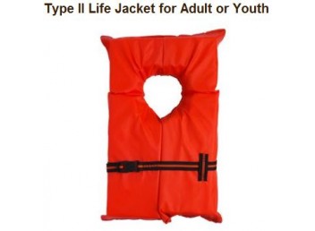 Youth Orange Life Vest 